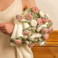 Premium Crochet Flower Bouquet Blanket Throw