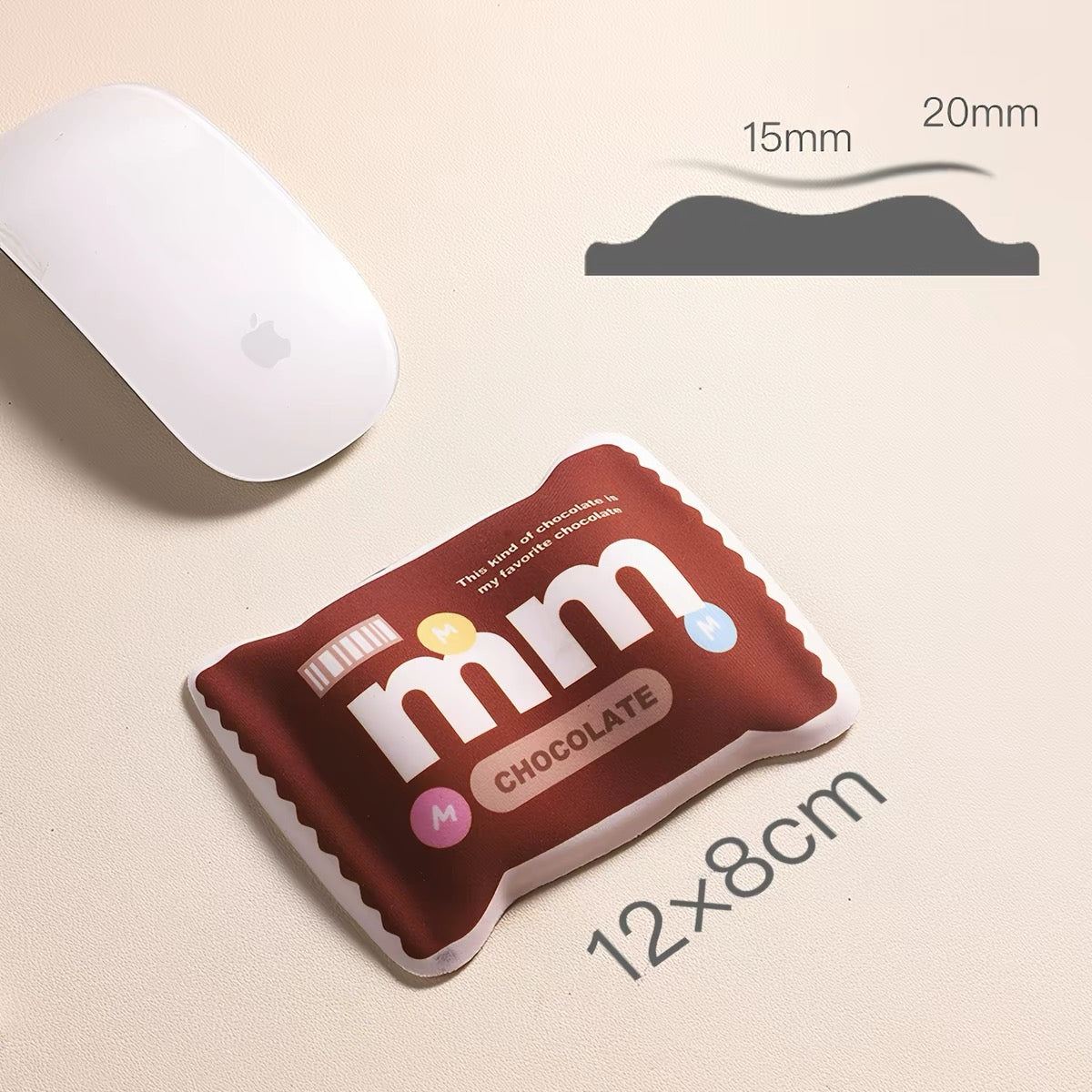 Chocolate Candy Packet Desk Wrist Rest