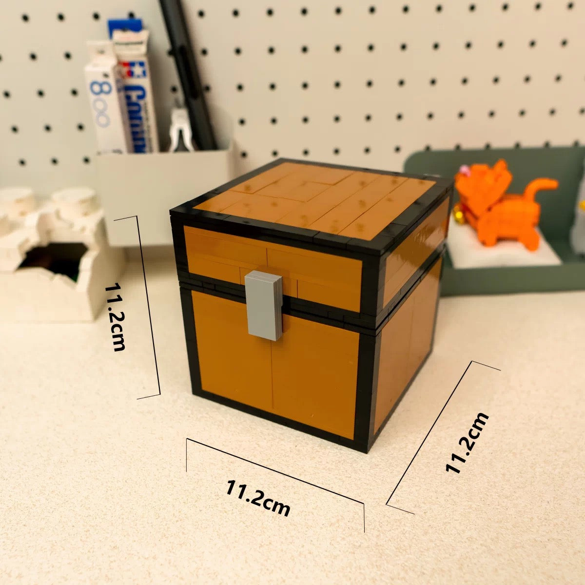 Brick Pixel Minecraft Chest Storage Box