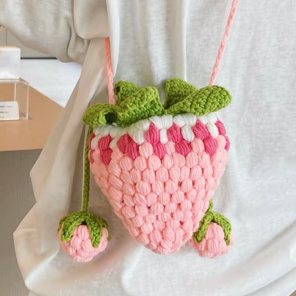 Strawberry Crochet Bag