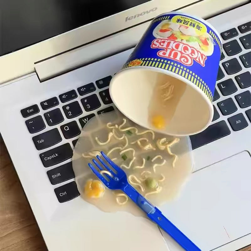 Cup Noodle Spill Phone Stand