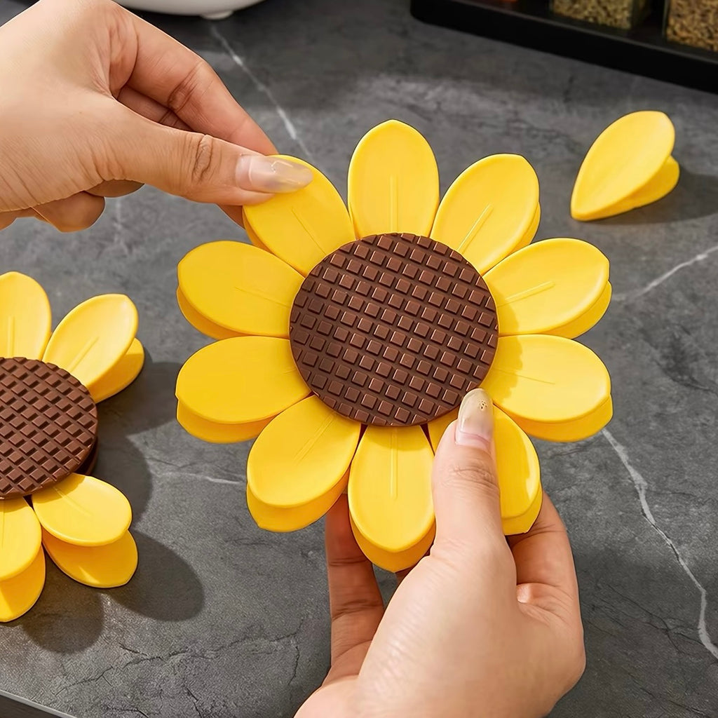 Sunflower Sealing Clips Fridge Magnet