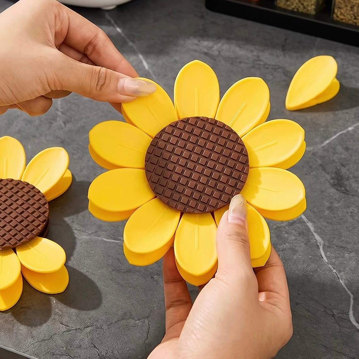 Sunflower Sealing Clips Fridge Magnet