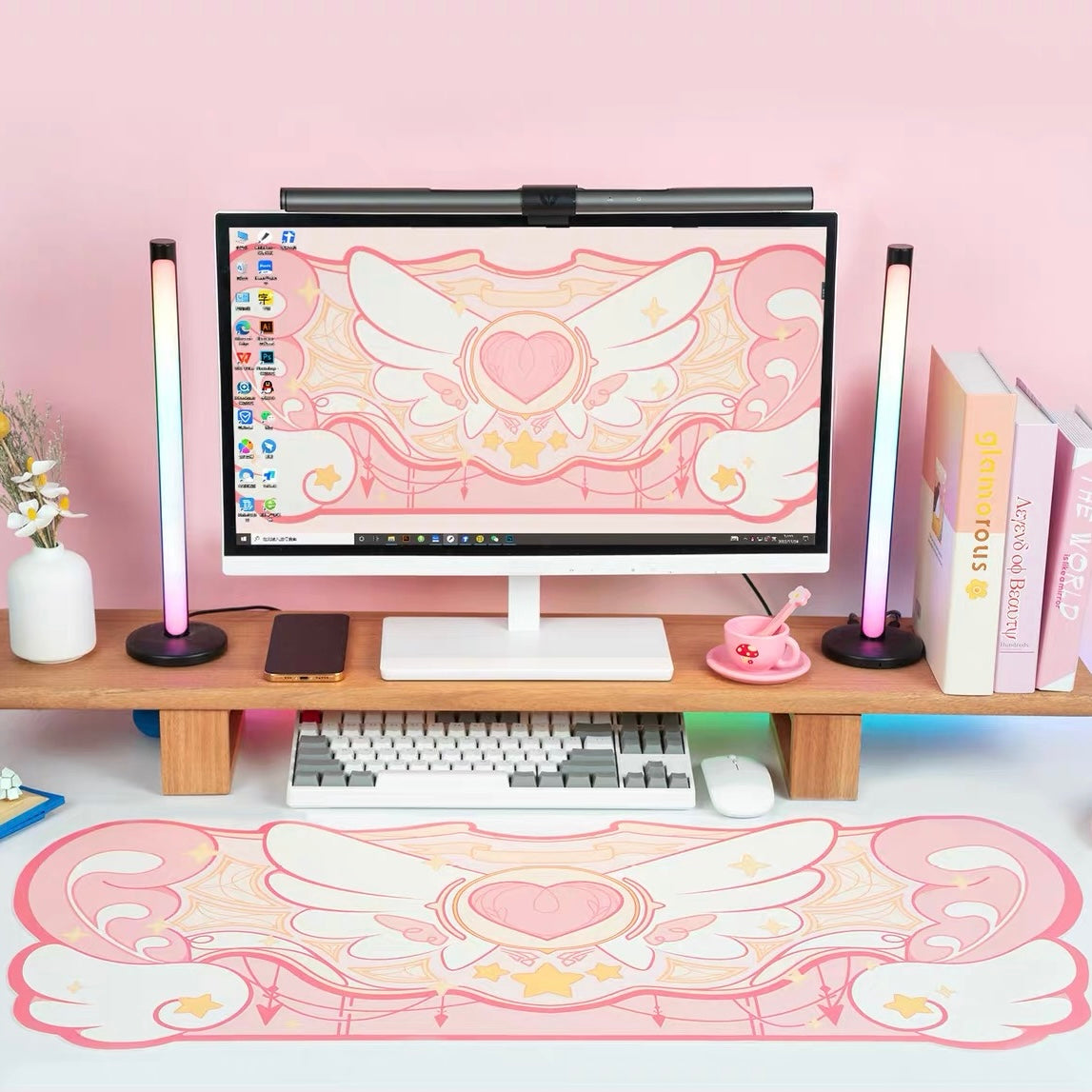 Star Wishes Desk Mat & Rest Set