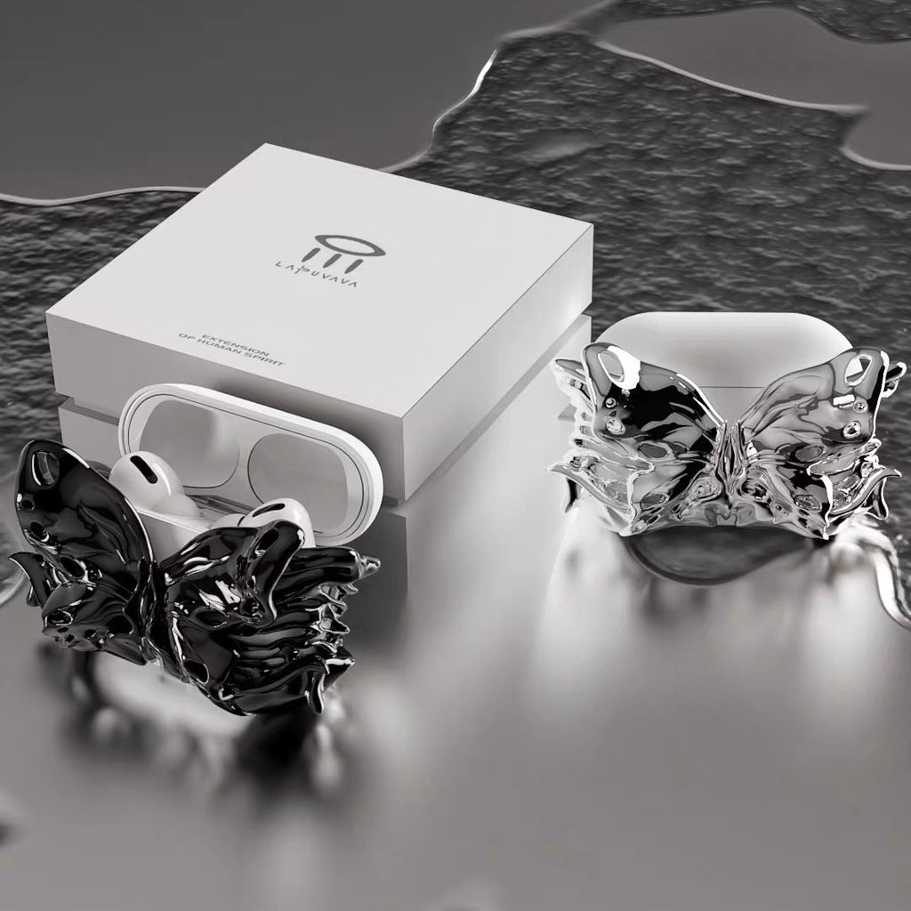 LAPUVAVA Sculpted Moth AirPods Case