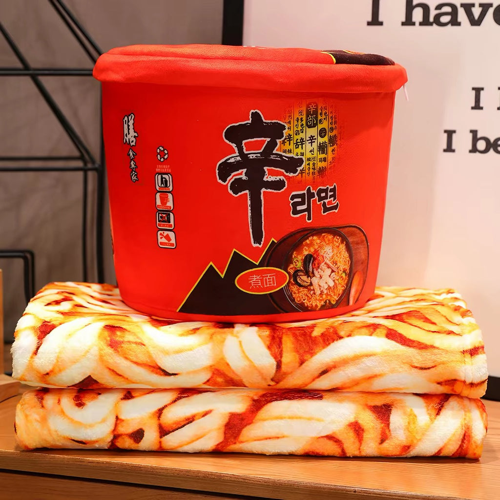 Cup Noodle Pillow & Blanket Set