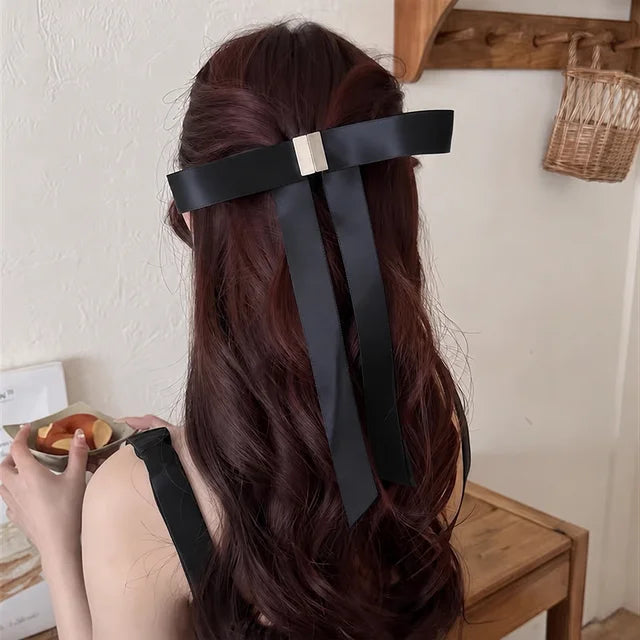 Magnetic Satin Bow Hair Clips