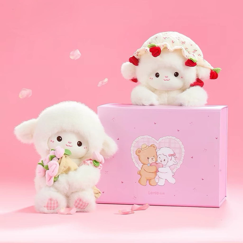 Lenle Little Lamb Flower Bouquet Plush Doll