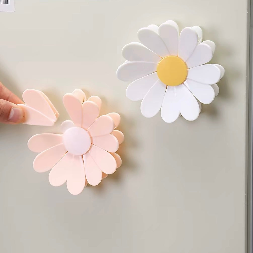 Daisy Flower Sealing Clips Fridge Magnet