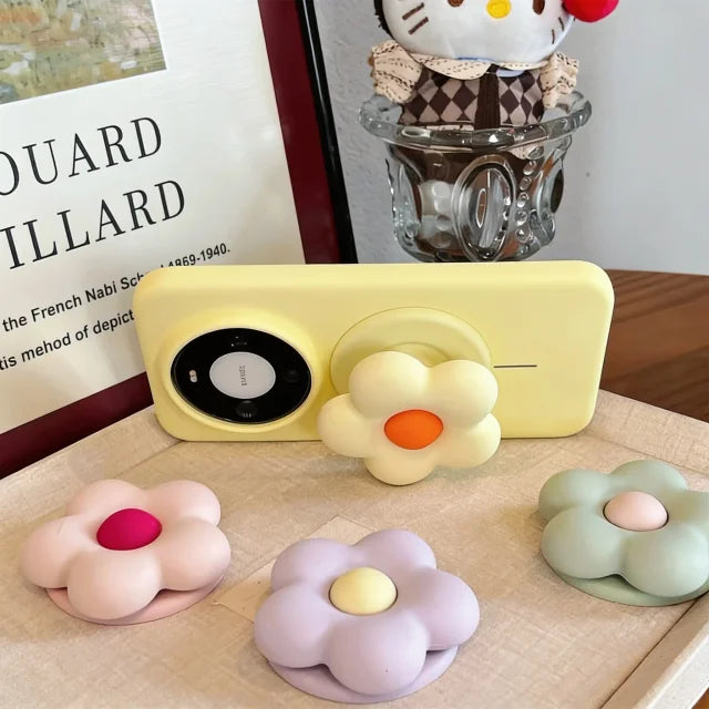 3D Flower Magnetic Phone Grip
