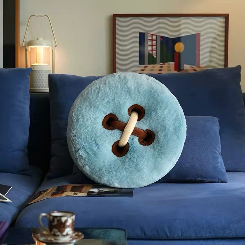 Round Tufted Button Cushion