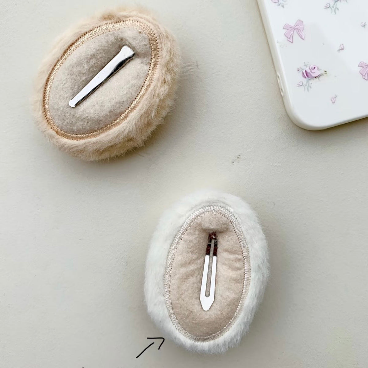Hamster Plush Hair Clip