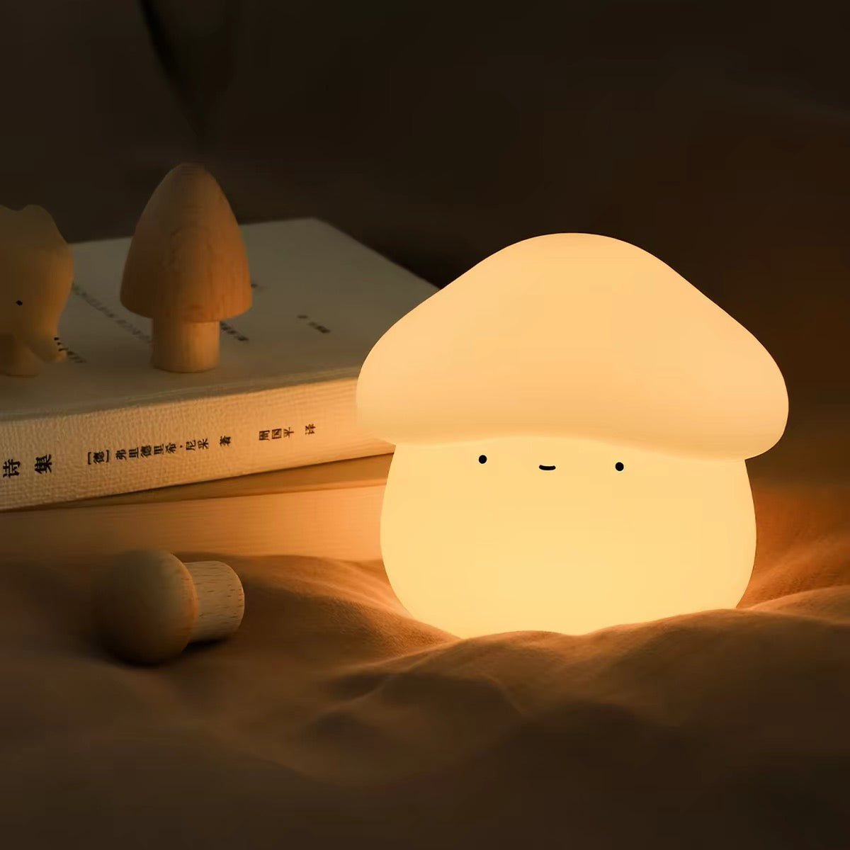Cute Mushroom Night Light Lamp