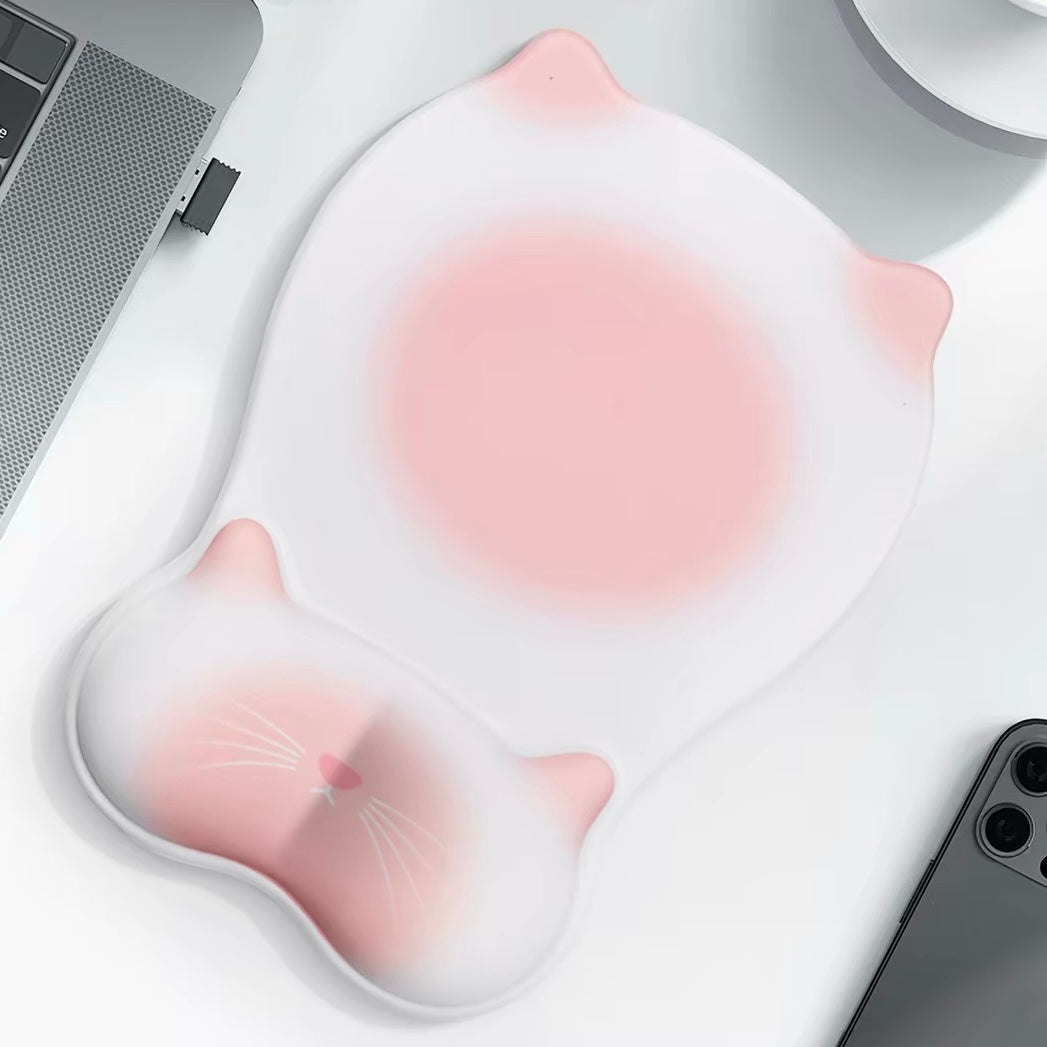 Cozy Cat Mousepad Wrist Rest