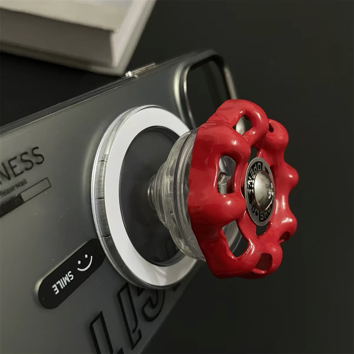 Steampunk Valve Magnetic Phone Grip