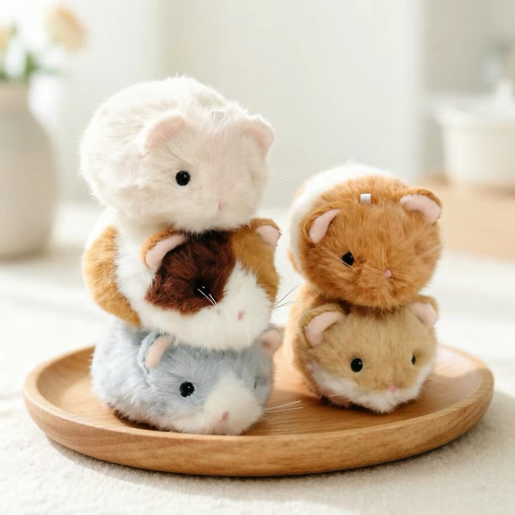 Hamster Plush Keychain