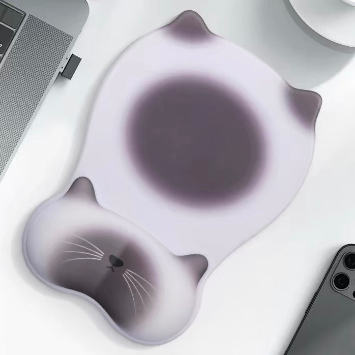 Cozy Cat Mousepad Wrist Rest
