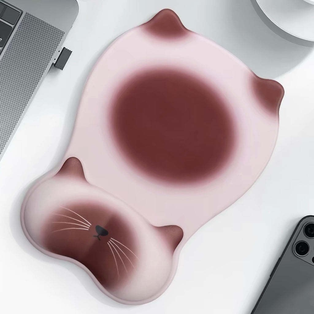 Cozy Cat Mousepad Wrist Rest