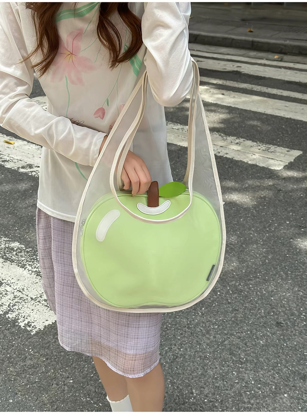 Apple Mesh Tote Bag