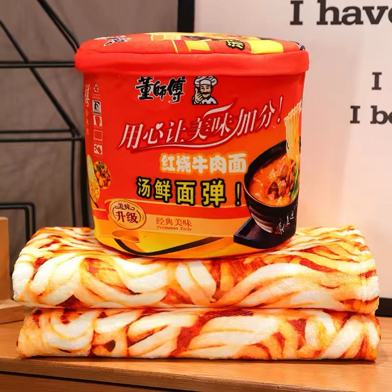 Cup Noodle Pillow & Blanket Set