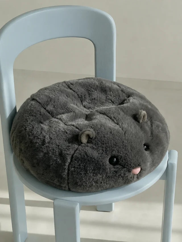 Hamster Plush Floor Cushion Throw Pillow