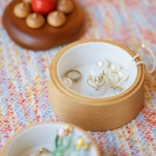 Cherry Cake Wooden Jewelry Box
