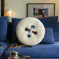 Round Tufted Button Cushion