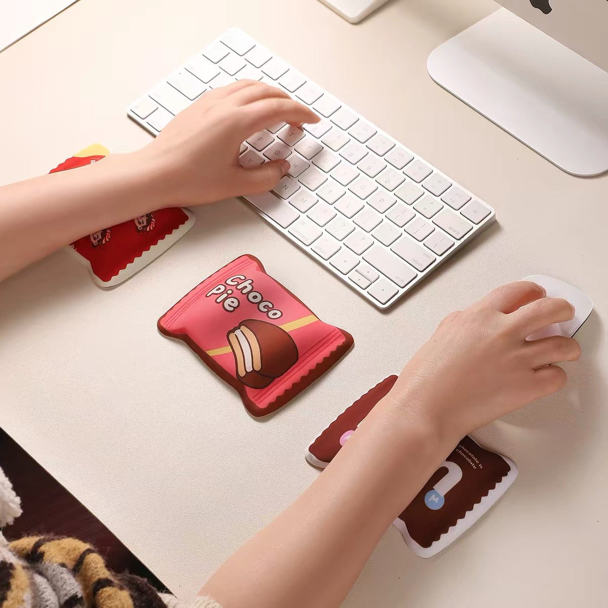 Chocolate Candy Packet Desk Wrist Rest