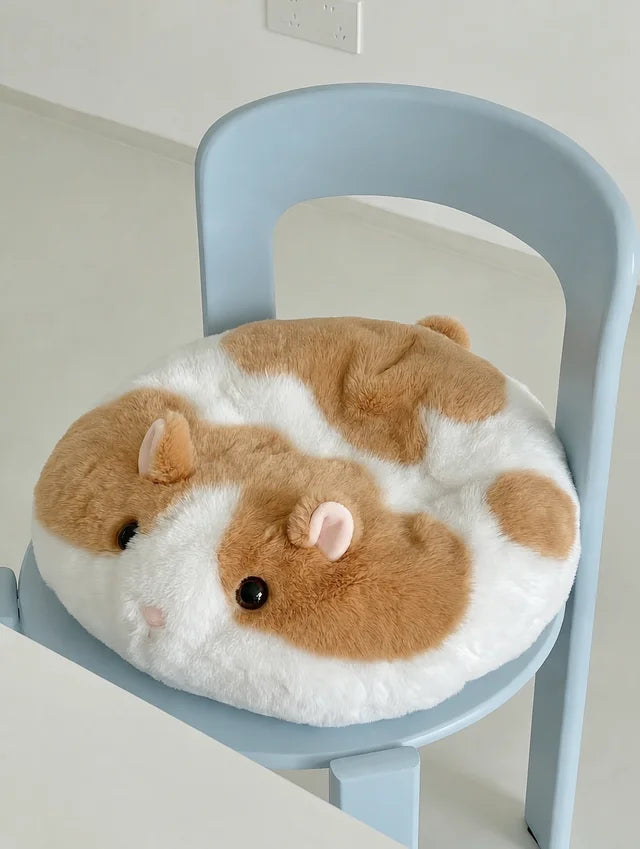 Hamster Plush Floor Cushion Throw Pillow