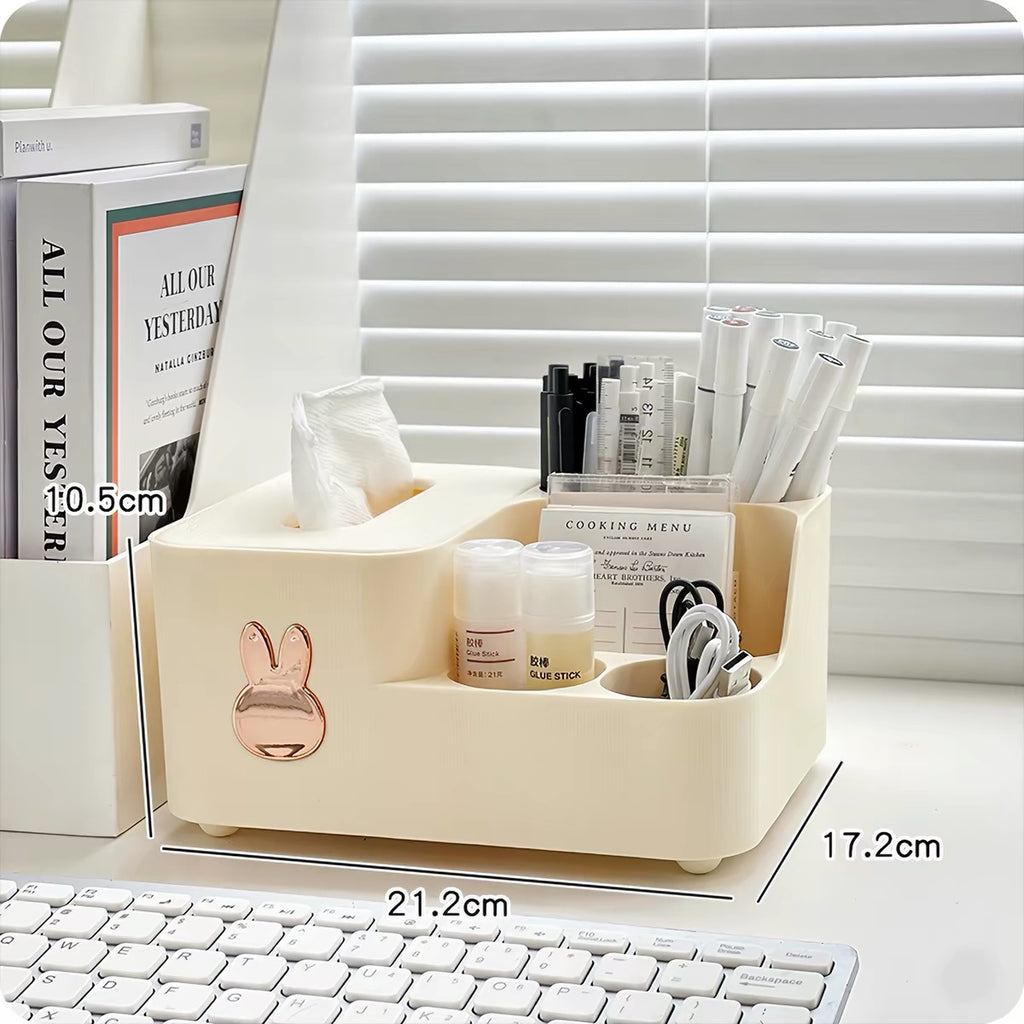 Bunny Motif 3-in-1 Desk Tidy