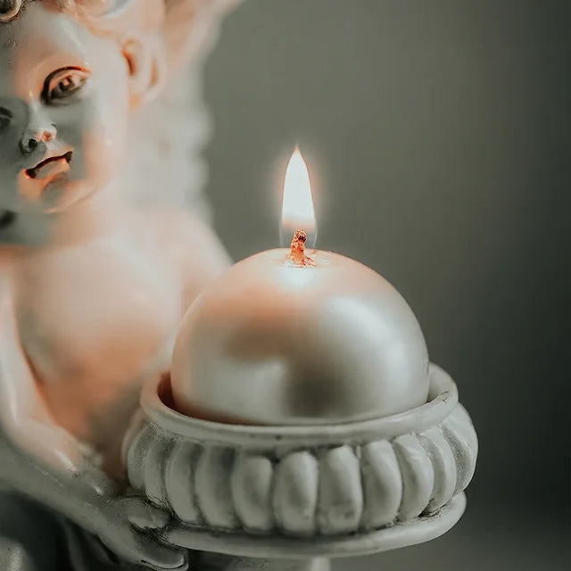 Iridescent Pearl Candle
