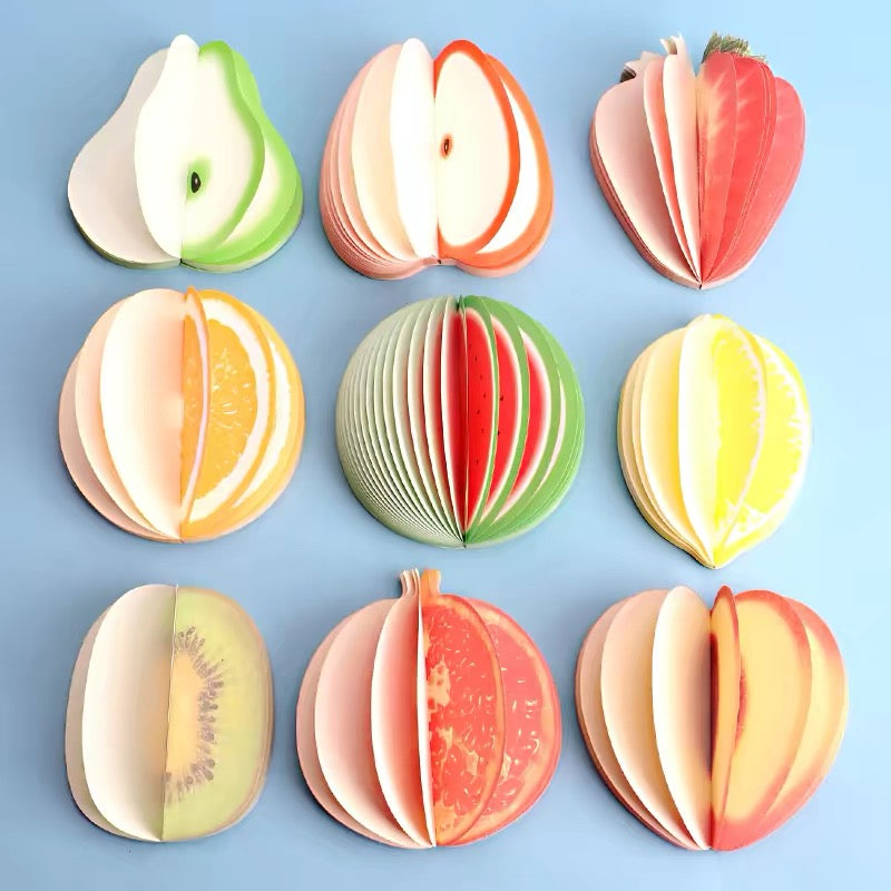 3D Fruit Sticky Notes