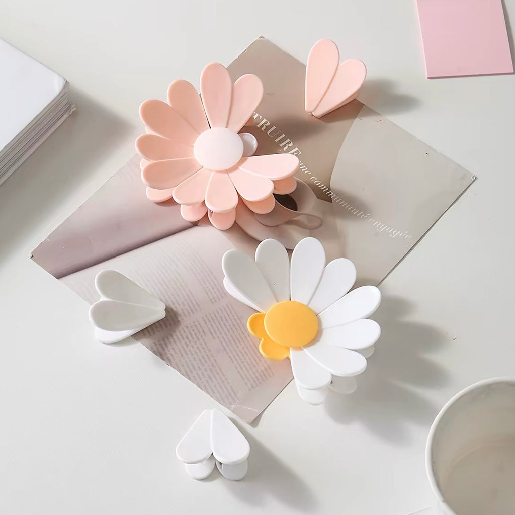 Daisy Flower Sealing Clips Fridge Magnet