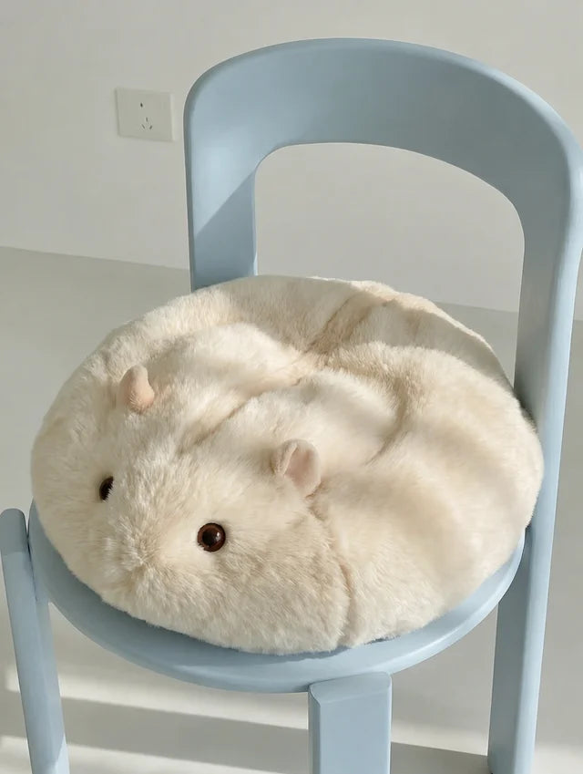 Hamster Plush Floor Cushion Throw Pillow