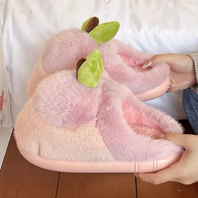 Apple Plush Slippers