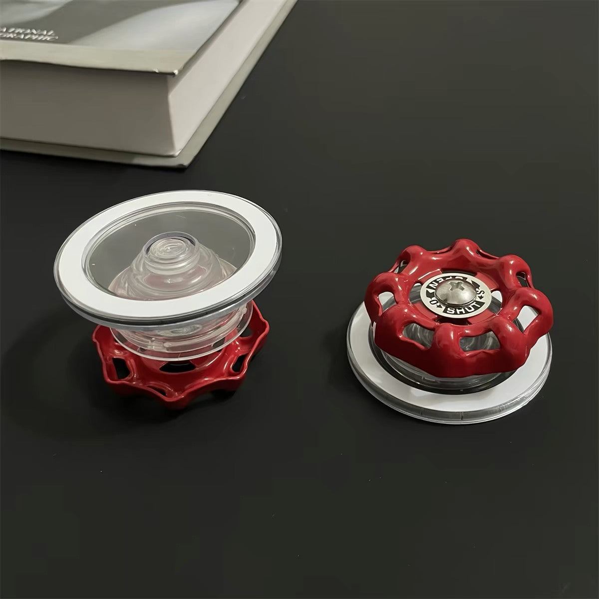 Steampunk Valve Magnetic Phone Grip