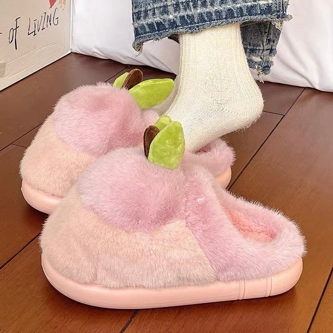 Apple Plush Slippers