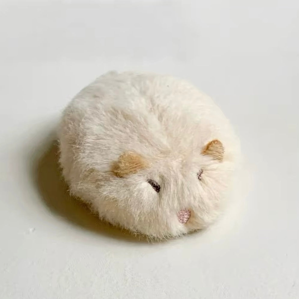 Hamster Plush Hair Clip