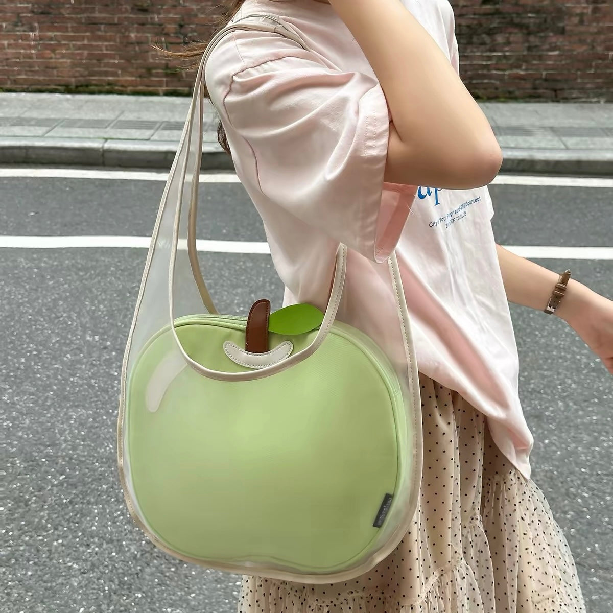 Apple Mesh Tote Bag