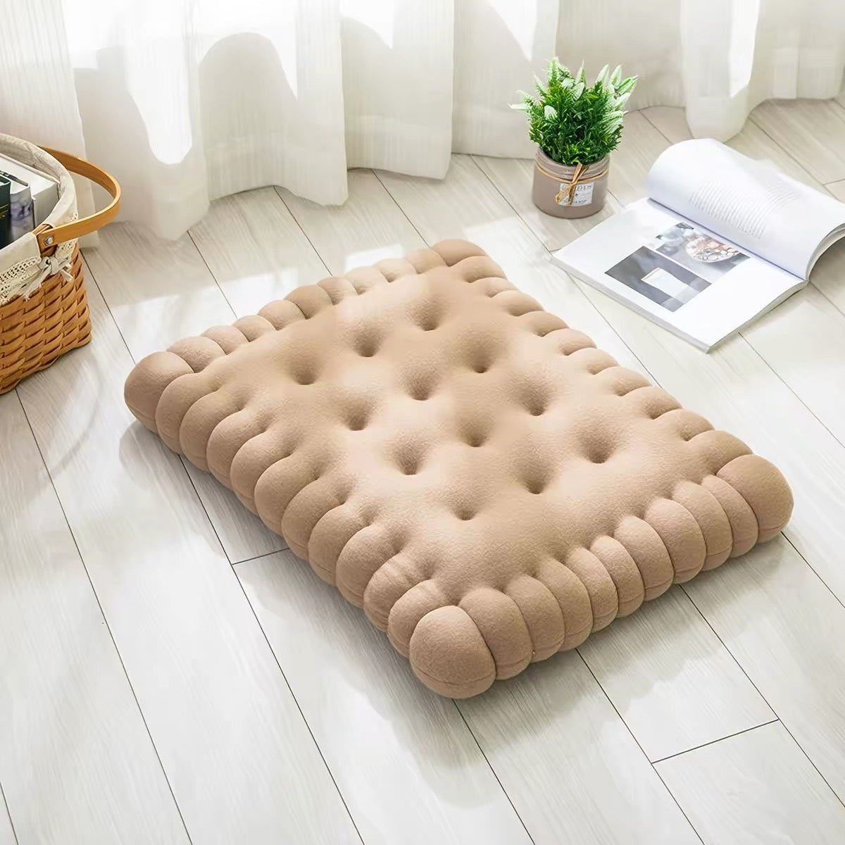 Biscuit Chair Pad Floor Cushion
