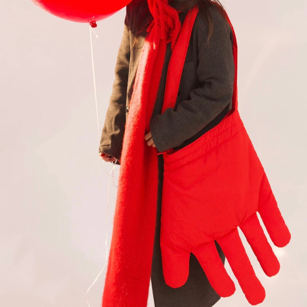 Giant Hand Glove Tote Bag