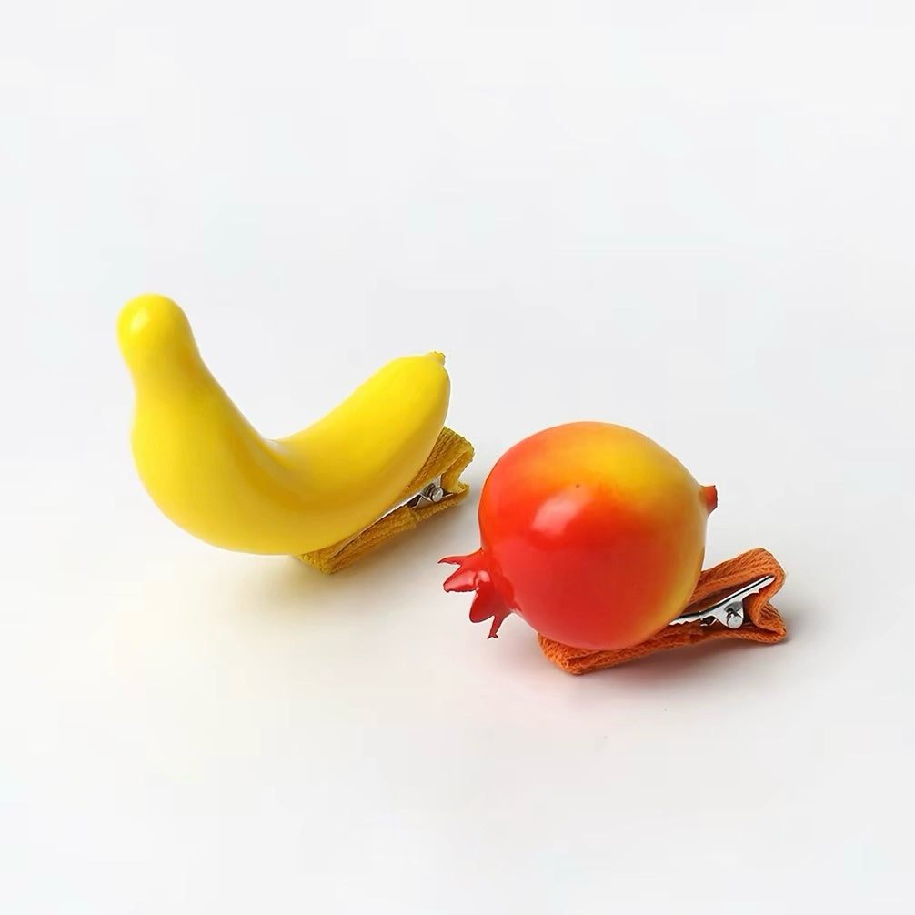 Fruit & Veg Mini Hair Clips