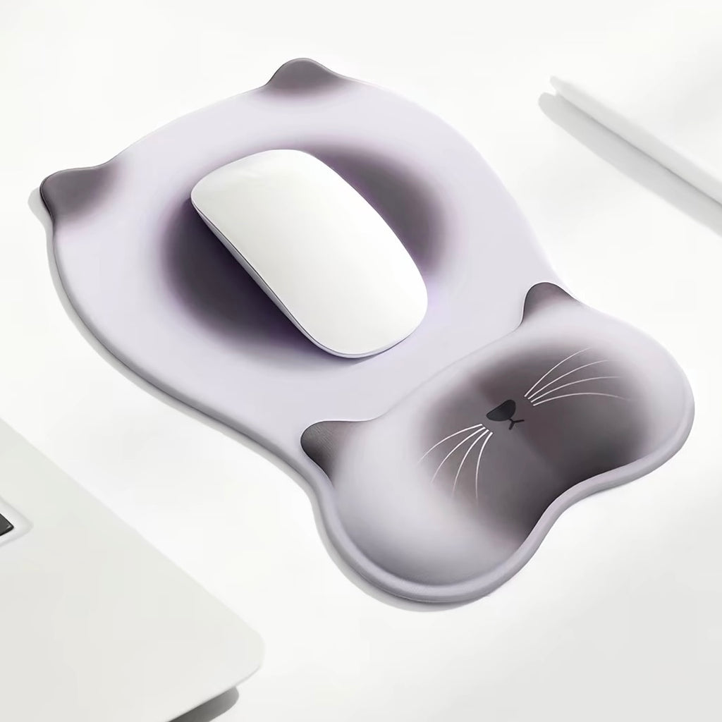 Cozy Cat Mousepad Wrist Rest
