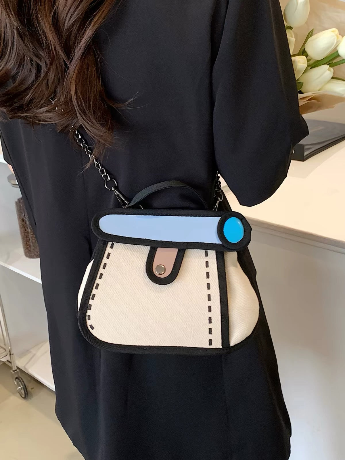 Comic Canvas Handbag