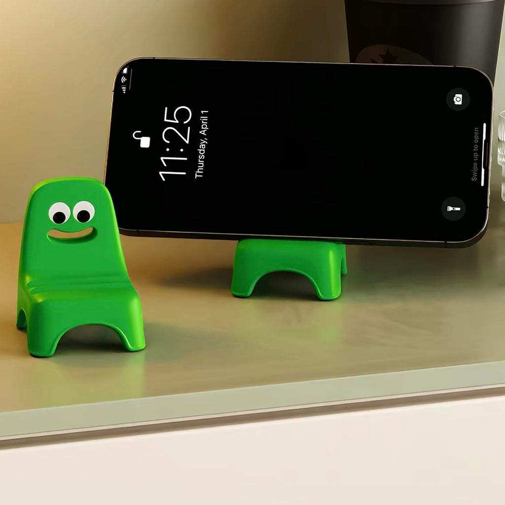 Smirk Stool Phone Stand
