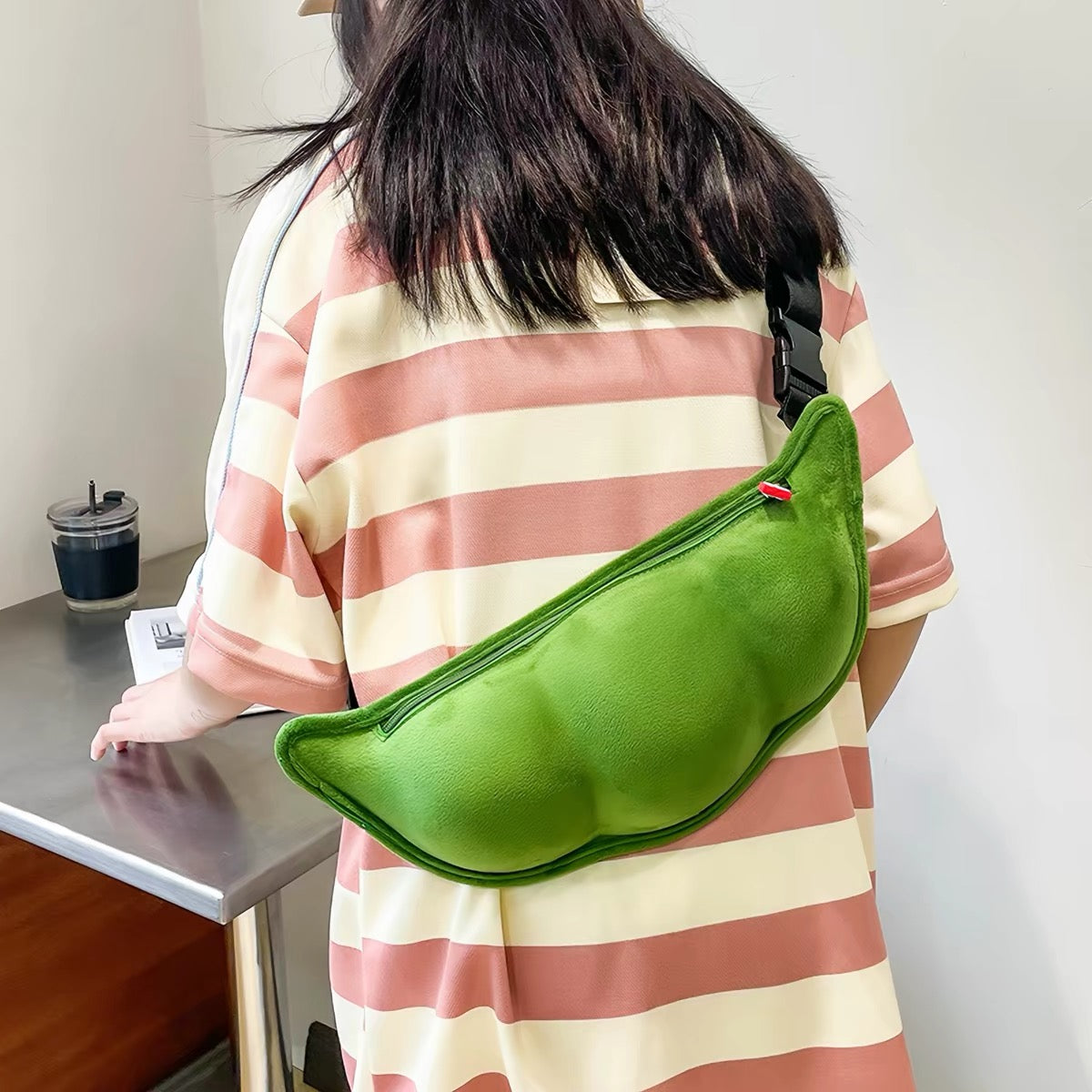 Pea Pod Plush Bag