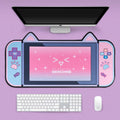 Nyan Cat Console Desk Mat & Rest Set