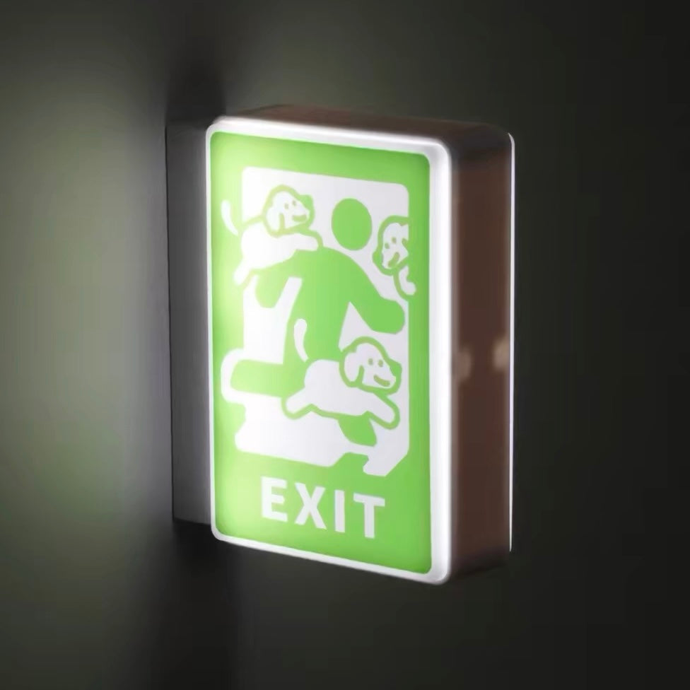 ITUDIO Safety Exit Light Fridge Magnet