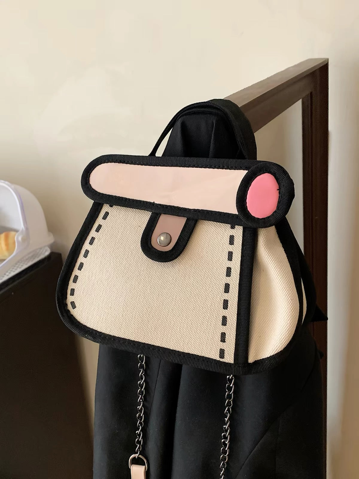 Comic Canvas Handbag