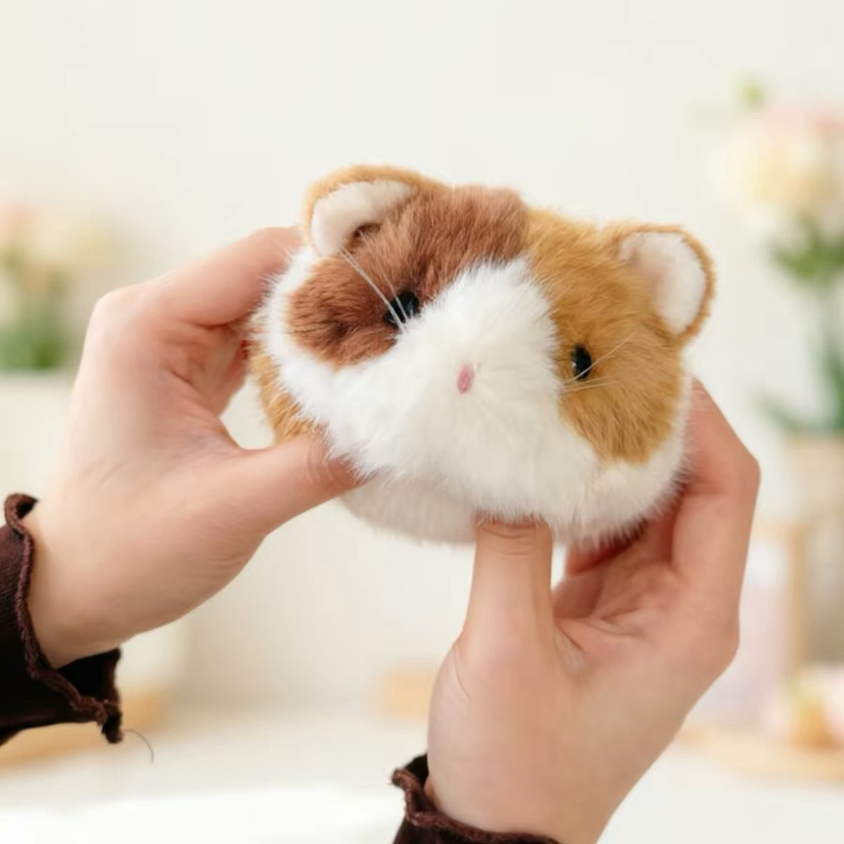 Hamster Plush Keychain